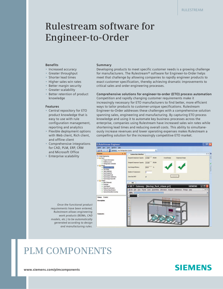 Rulestream Product Brochure — page 1 preview